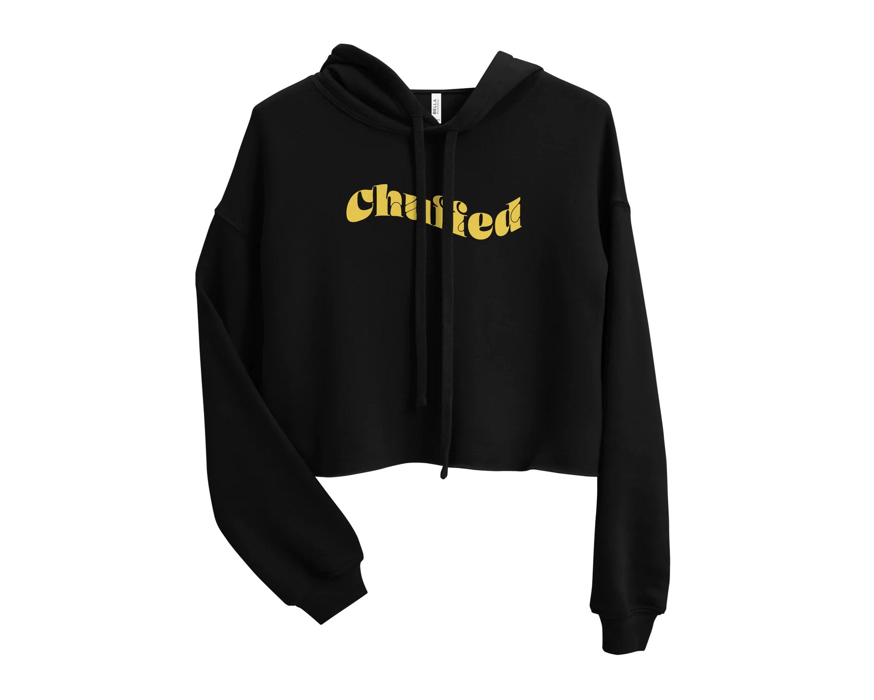ChuffedOctopusCropHoodieBlack.