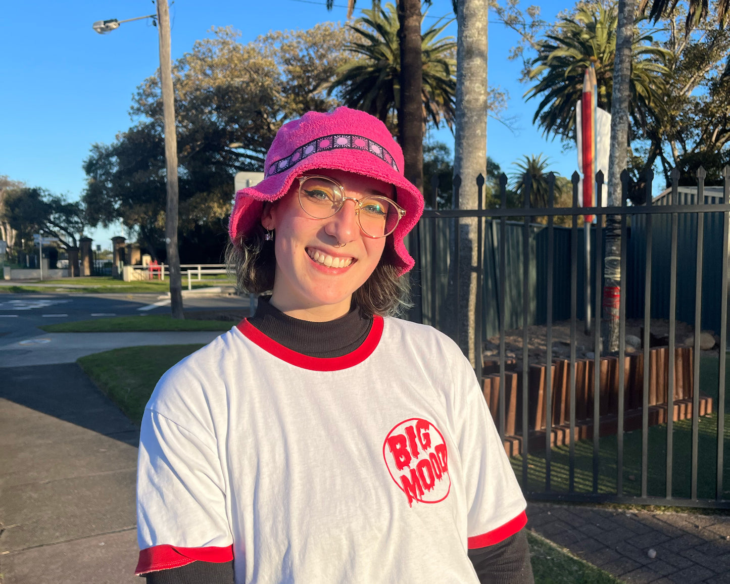 Chuffed TERRY TOWEL PINK HAT