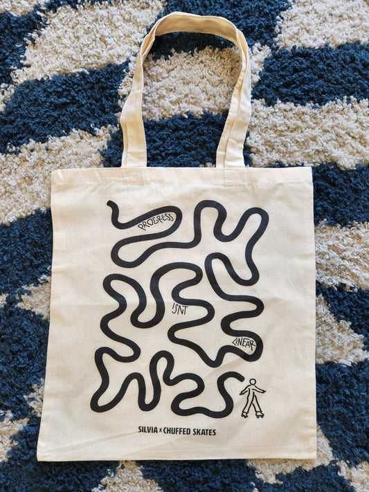 Silvia x Chuffed Progress Canvas Tote