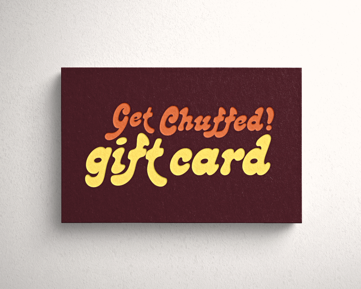 Chuffed Skates Gift Card – Chuffed Skates USA
