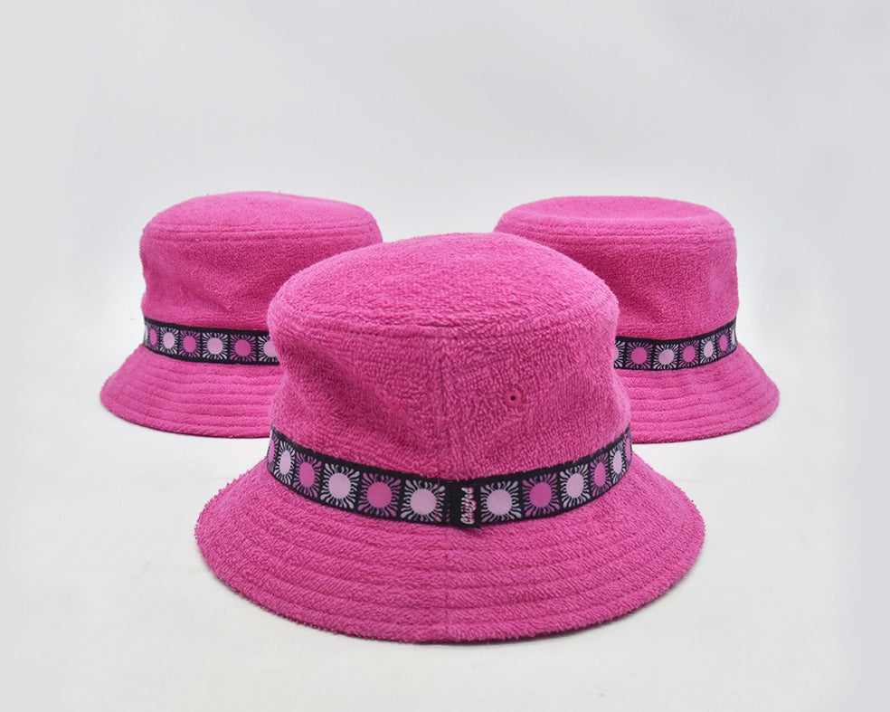 Chuffed TERRY TOWEL PINK HAT