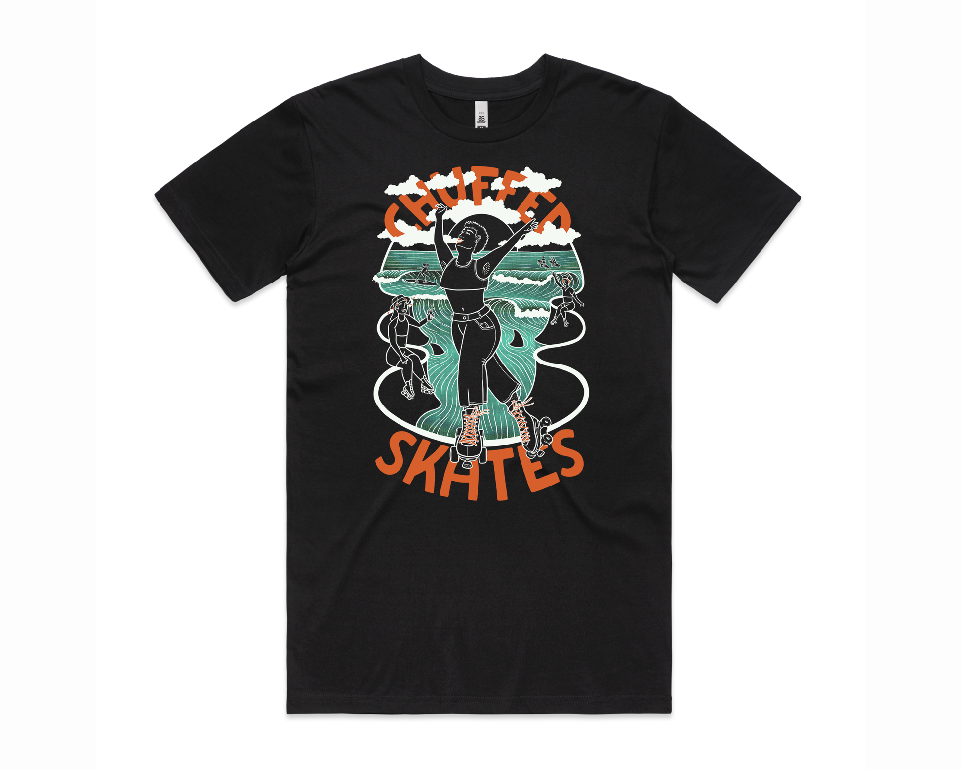 Concrete Waves T Shirt – Chuffed Skates USA