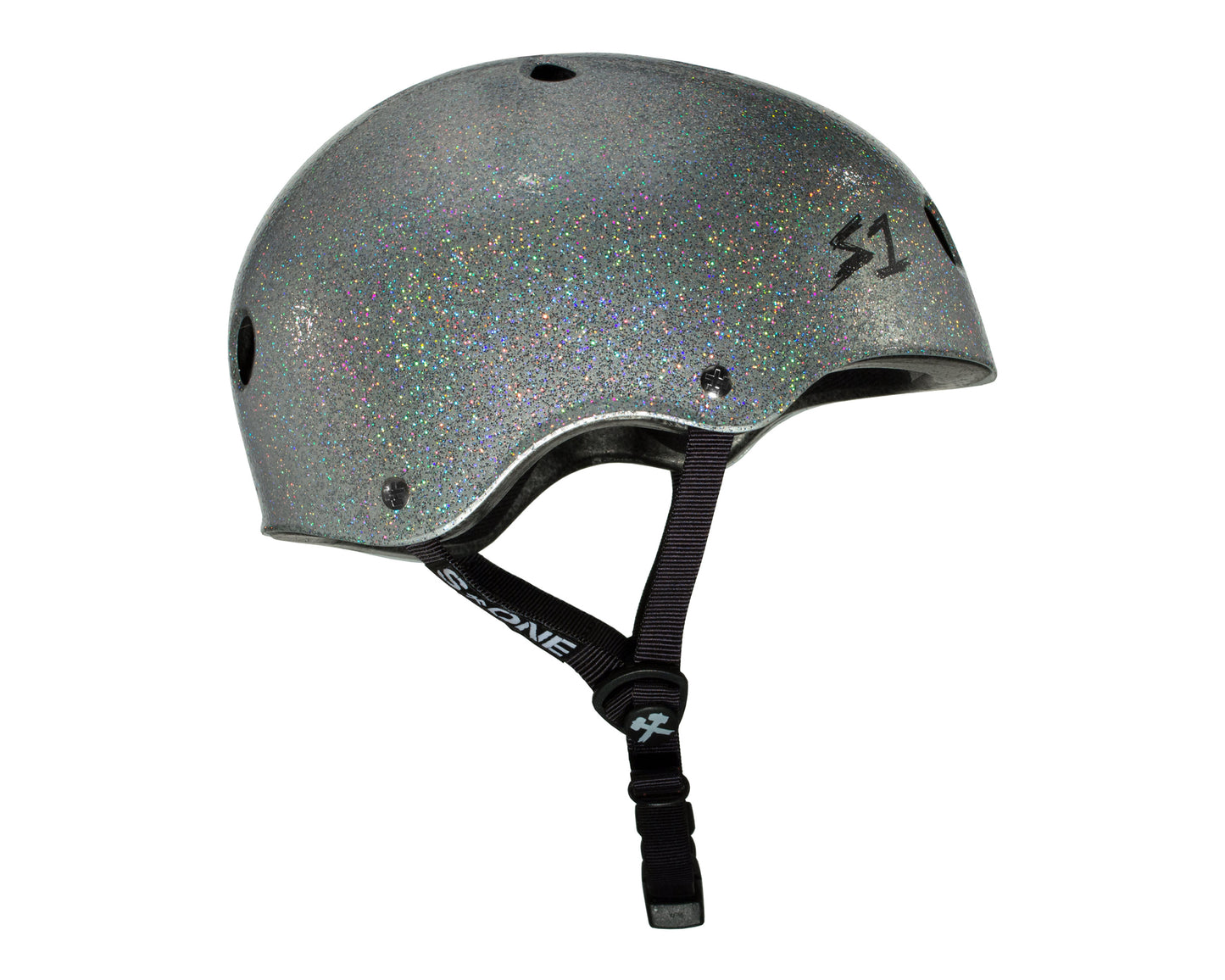 S1 Lifer Helmet - Silver Gloss Glitter